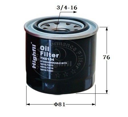 DAIHATSU:15601-87201;FORD:5012 577;SUZUKI:16510-73000-000;
